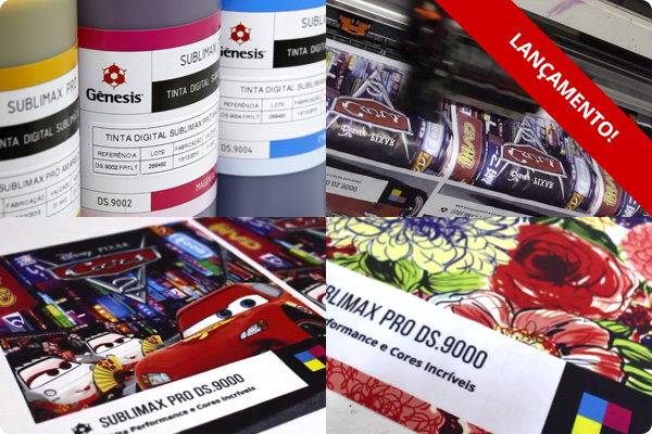 Tintas Sublimáticas de Alta Performance e Cores Incríveis